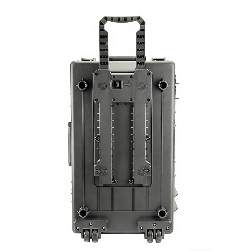 صندوق صلب للمعدات مع قضيب سحب تلسكوبي