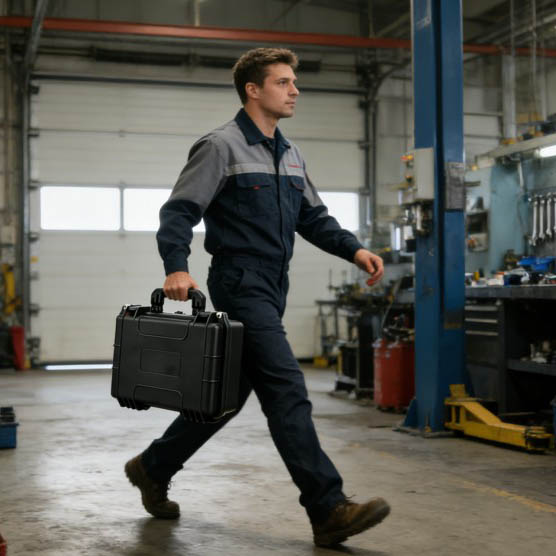 حالة نقل المعدات البلاستيكية