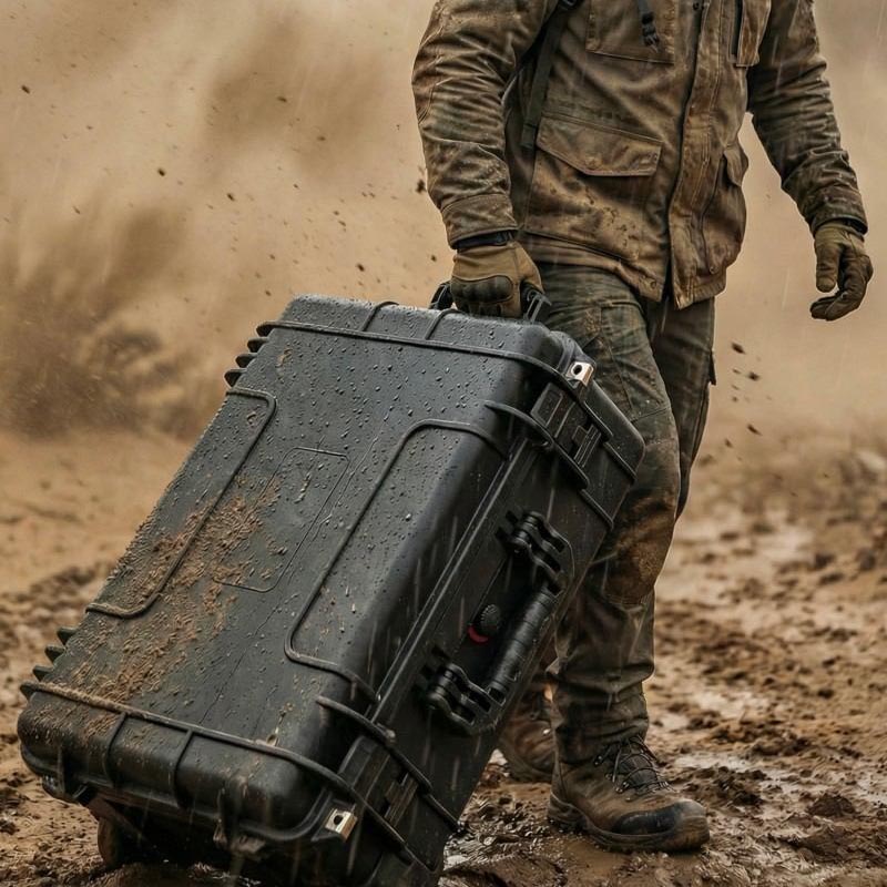 صندوق صلب خارجي مقاوم للرياح والرمل والغبار